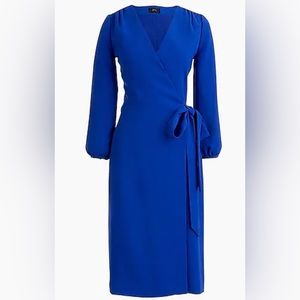 J. Crew Wrap Dress in 365 Crepe